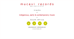 Desktop Screenshot of mucavi.com